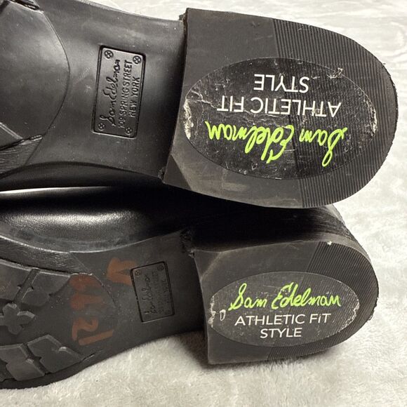 Sam Edelman Penny Women’s Size 7M Black Leather Knee High Riding Boots - Picture 3 of 10